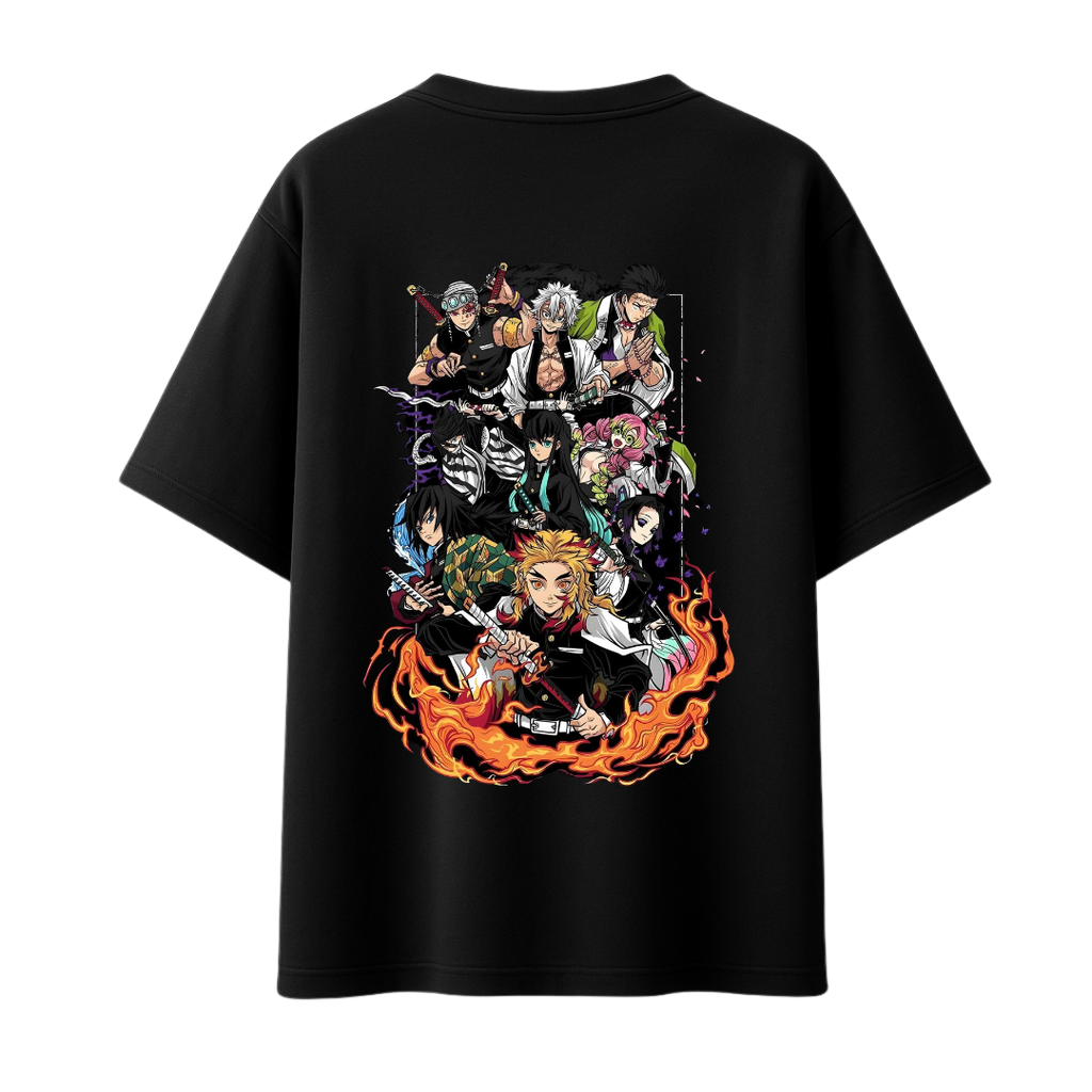 Hashira || Oversized - 240 GSM || Demon Slayer