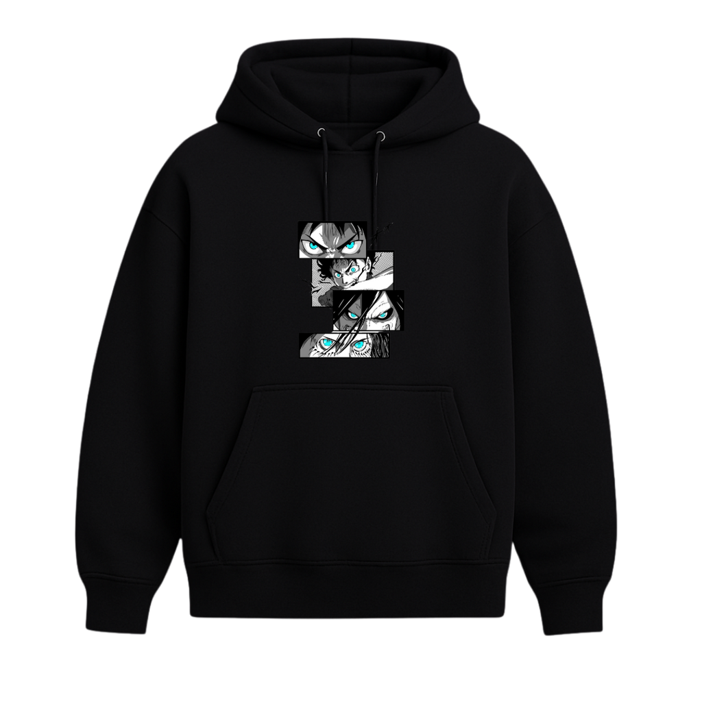 Attack On Titan - Eren || Oversized Anime Hoodies
