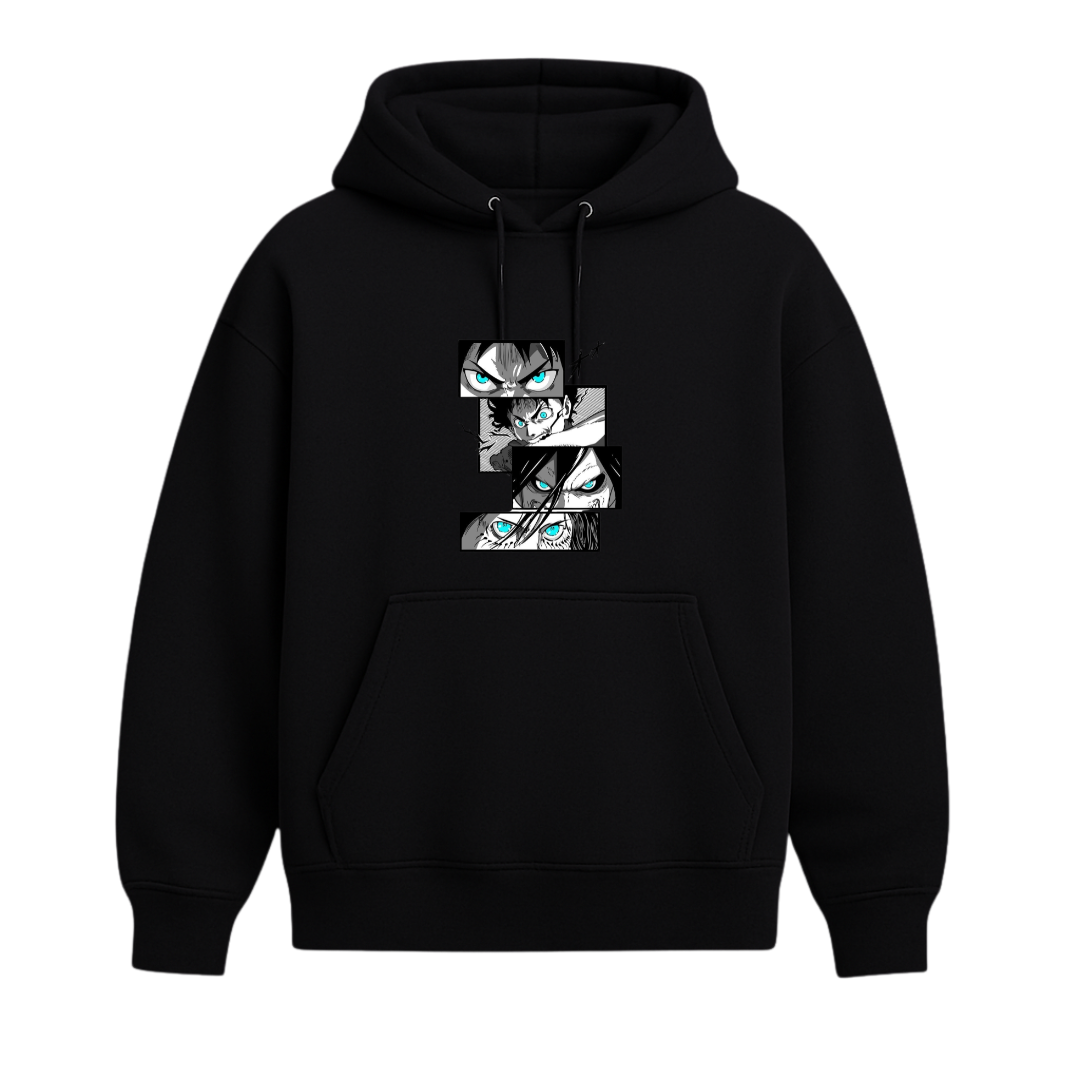 Attack On Titan - Eren || Oversized Anime Hoodies