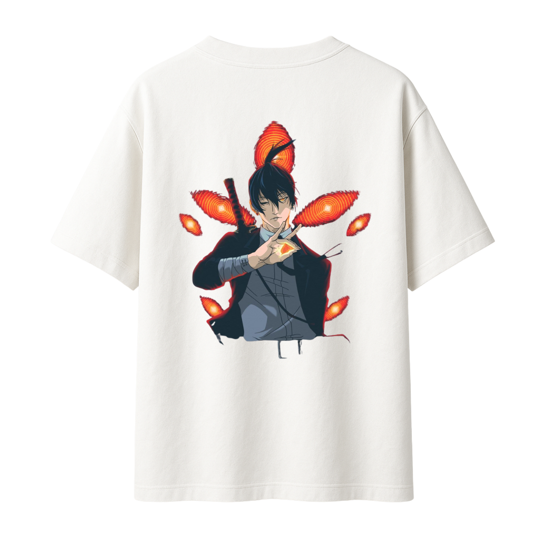 Chainsaw Man - Aki & Kon || Oversized T-shirt 240 GSM