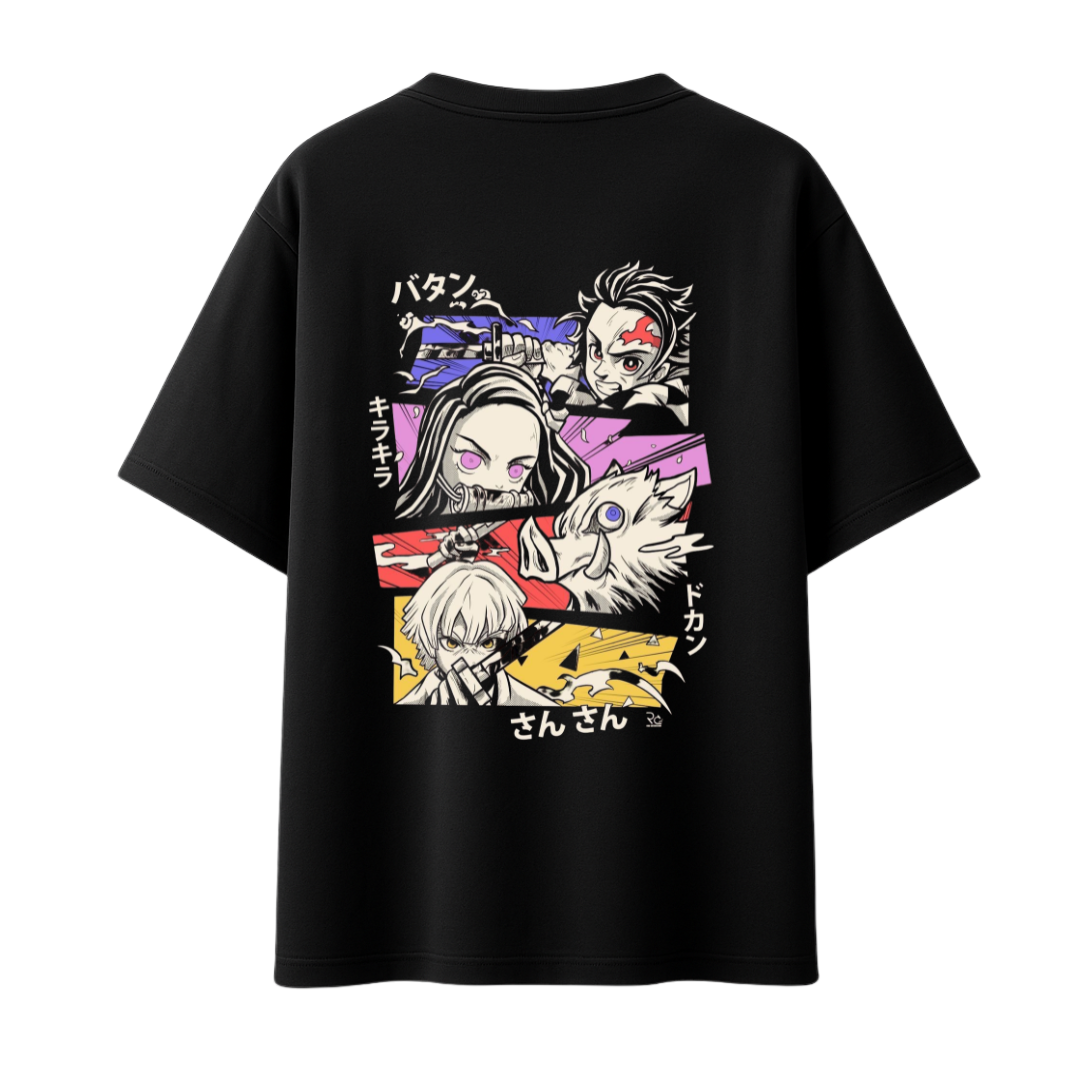 Demon Slayer - Main || Oversized - 240 GSM