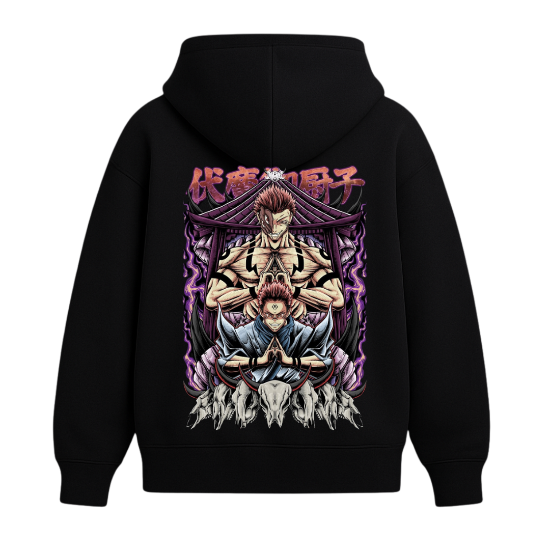 Demon Slayer - Sukuna || Oversized Anime Hoodies