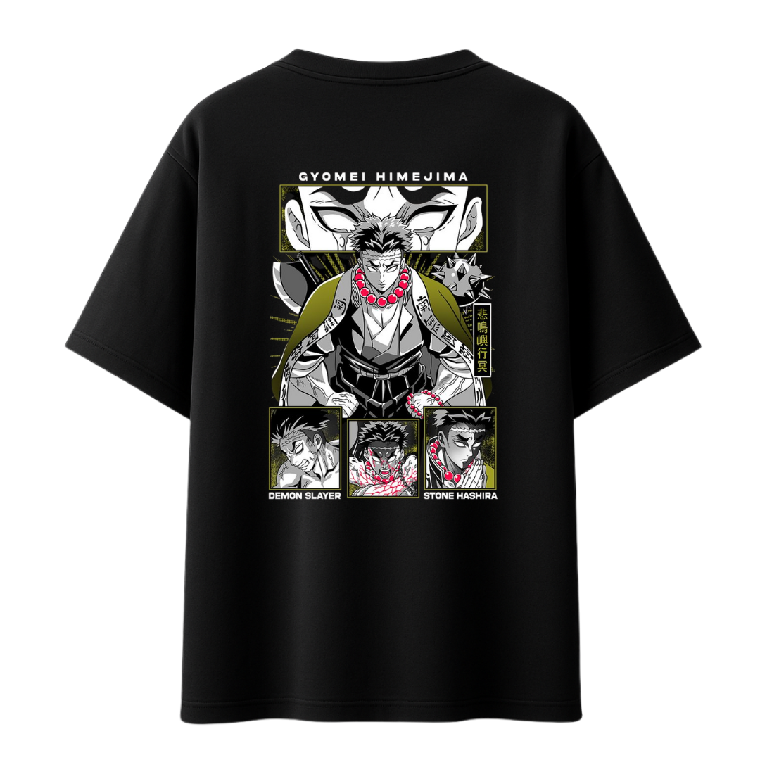 Demon Slayer - Gyomei Himejima || Oversized T-Shirt 240 GSM