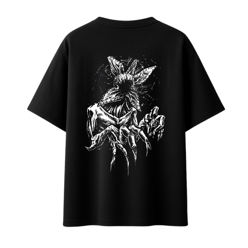 The Demogorgon || Stranger Things Oversized T-Shirt 240 GSM