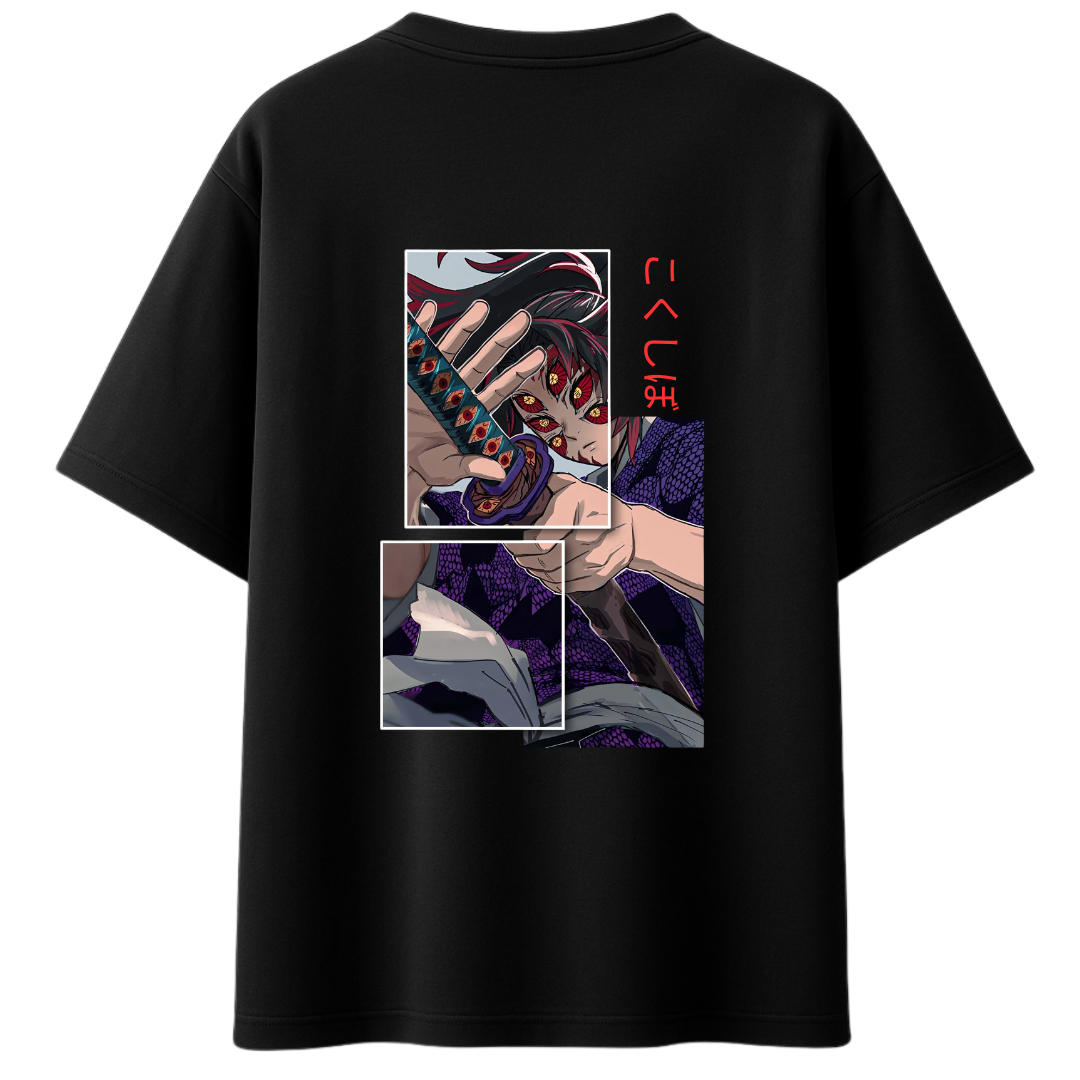 Demon Slayer - Kokushibo || Oversized T-shirt - 240 GSM