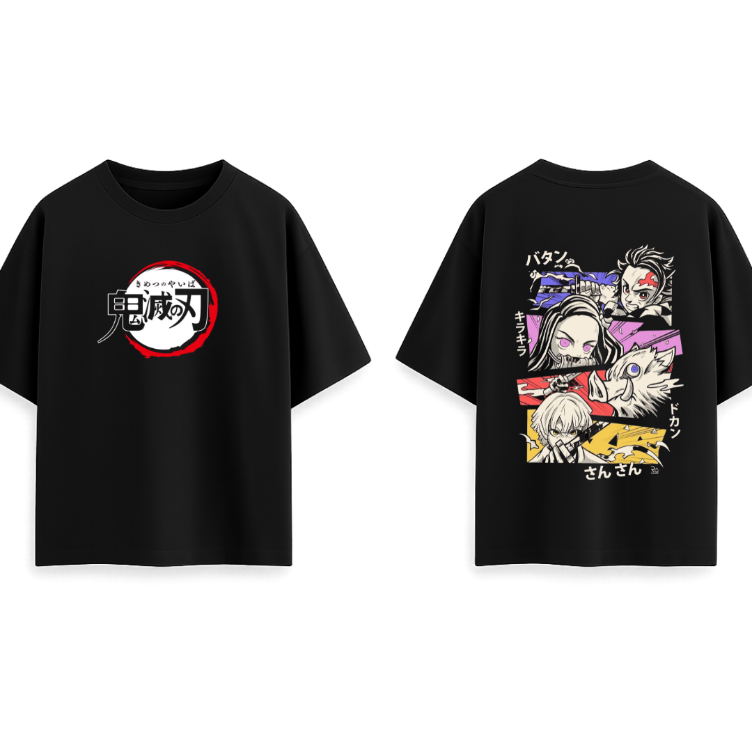 Demon Slayer - Main || Oversized - 240 GSM