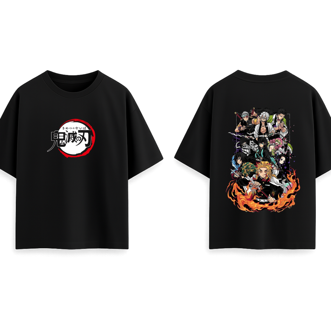 Hashira || Oversized - 240 GSM || Demon Slayer