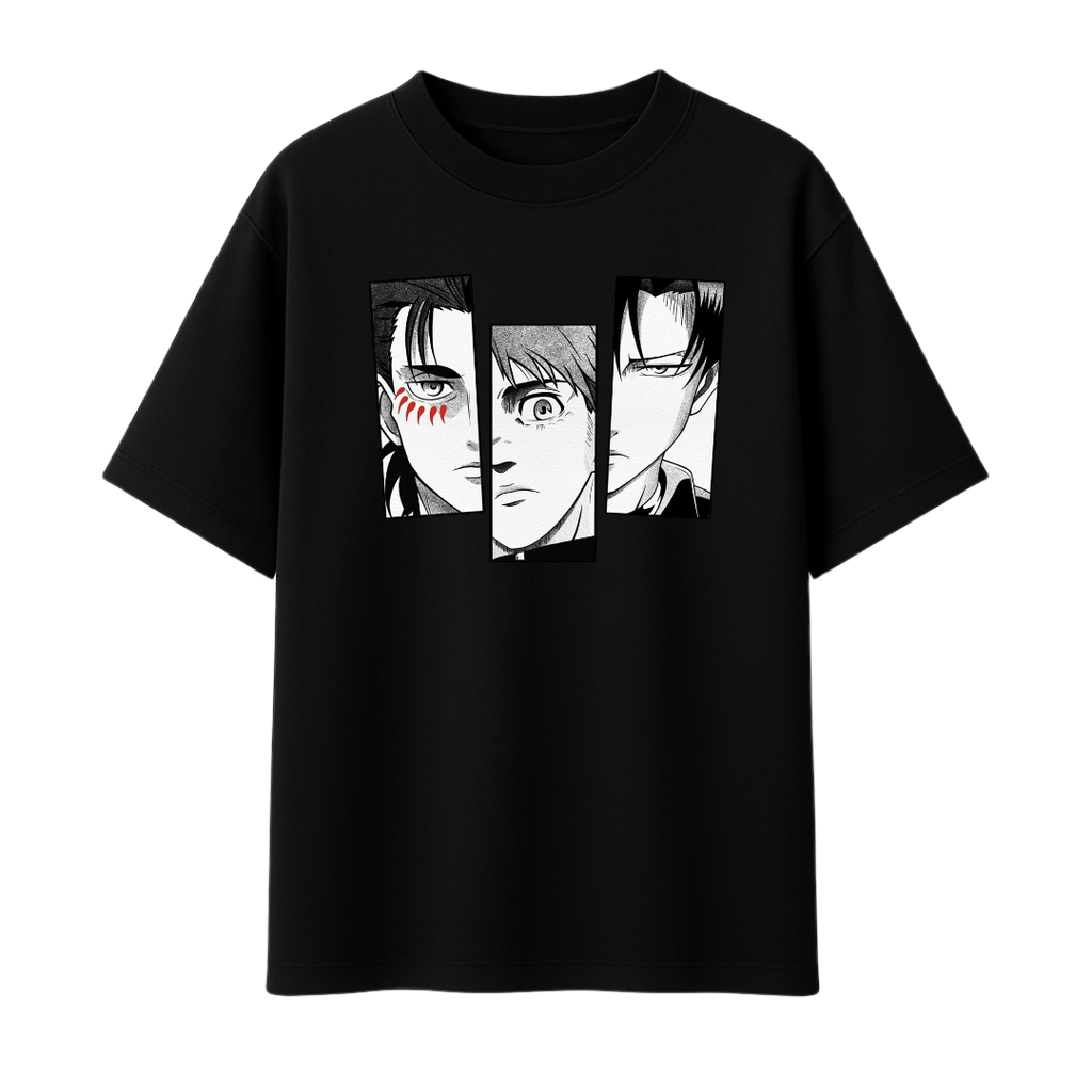 AOT - Glory to Humanity || Oversized - 240 GSM || Attack on Titan
