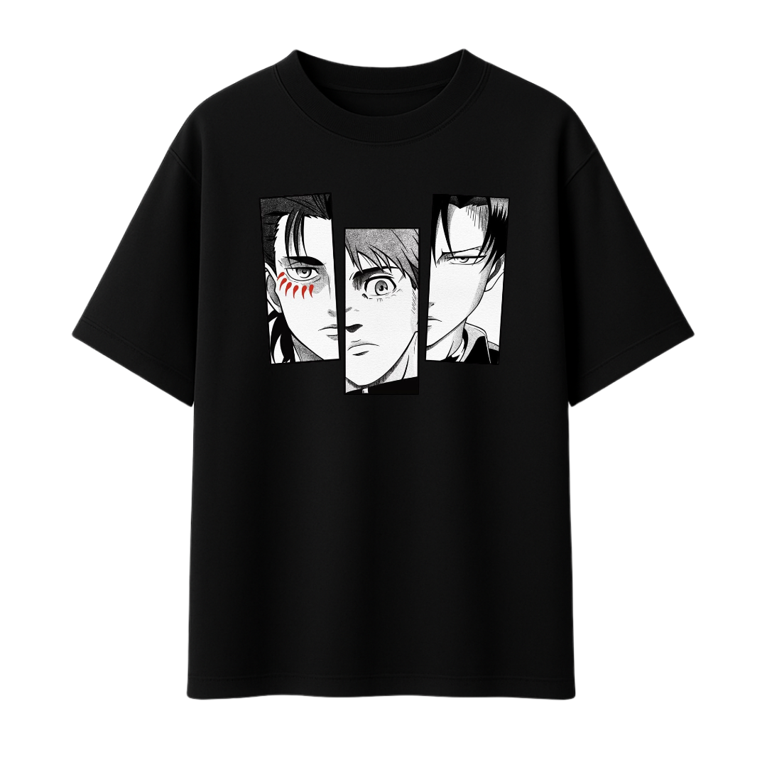AOT - Glory to Humanity || Oversized - 240 GSM || Attack on Titan