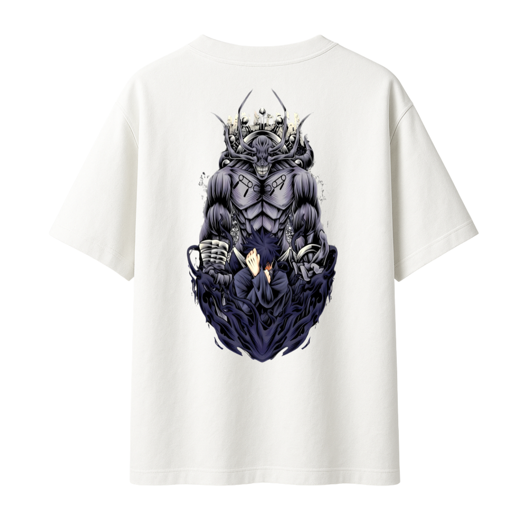 Jujutsu Kaisen - Megumi X Mahoraga || Oversized T-Shirt 240 GSM