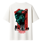 Two Sides of Coin || Stranger Things Oversized T-Shirt 240 GSM