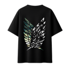 AOT - Glory to Humanity || Oversized - 240 GSM || Attack on Titan
