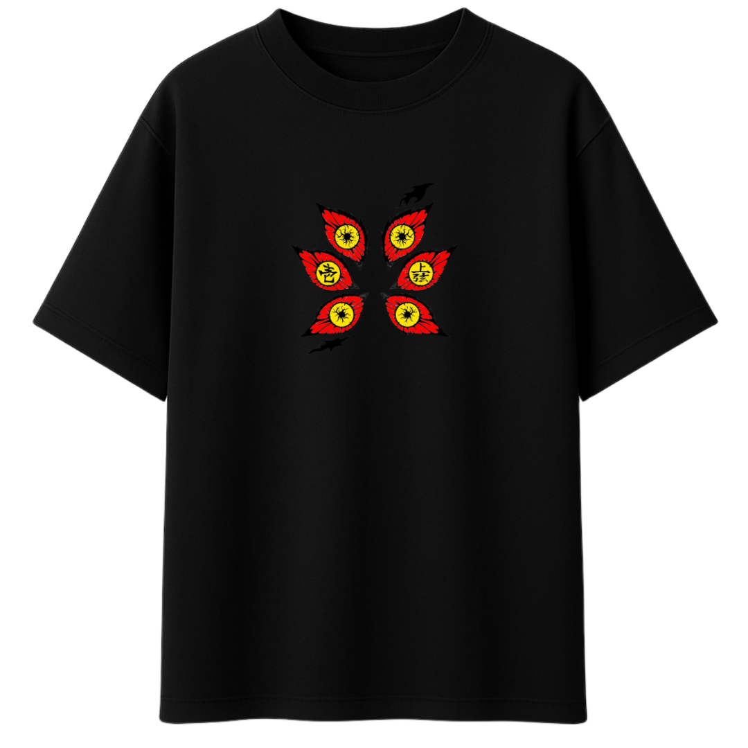 Demon Slayer - Kokushibo || Oversized T-shirt - 240 GSM