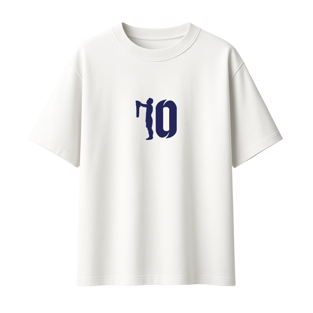 Lionel Messi The Greatest 10 || Football Oversized T-shirt 240 GSM