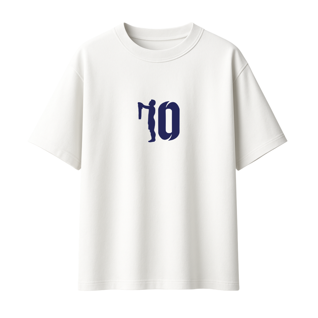 Lionel Messi The Greatest 10 || Football Oversized T-shirt 240 GSM