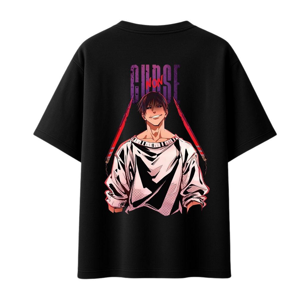 Toji Fushiguro Sorcerer Killer Oversized T-Shirt – Jujutsu Kaisen | 240 GSM Premium Anime Tee