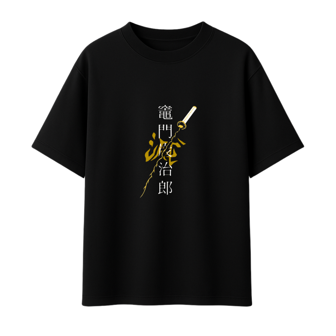 Demon Slayer Zenitsu - Godspeed || Oversized T-shirt 240 GSM